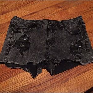 Black Jean Shorts- already sold.